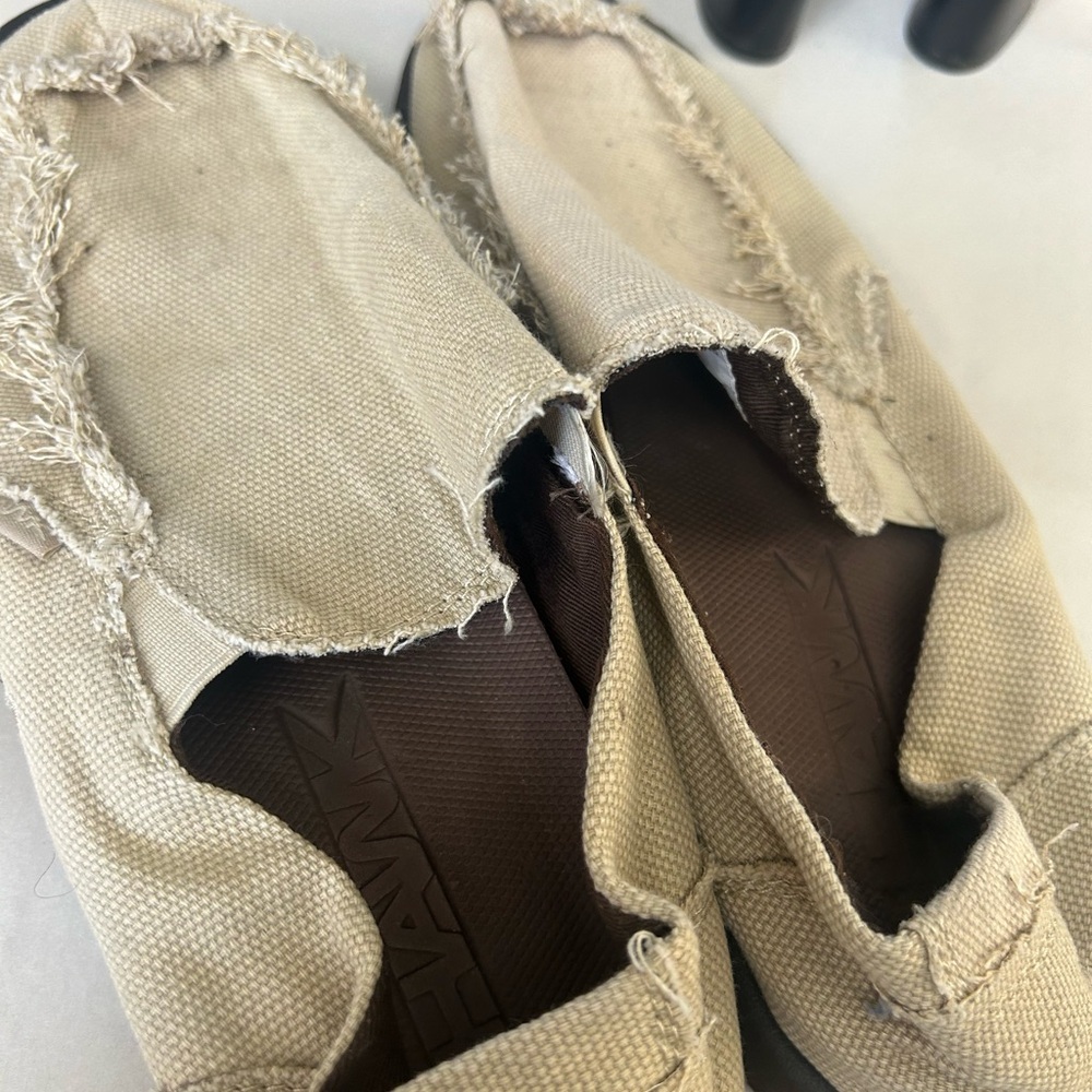 Tony Hawk Beige Canvas Loafers